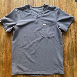 GOOD AS NEW FIGS MEN PRIDE CHARCOAL LEON TOP SMALL LIMITED EDITION